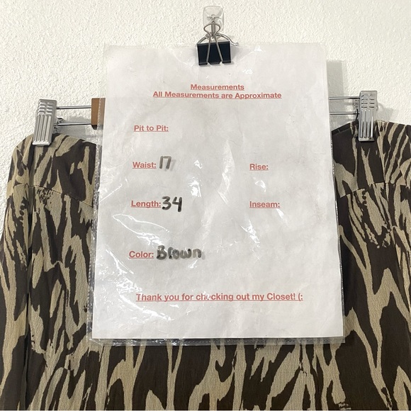 Anne Klein 100% silk silky maxi skirt brown y2k/ 2000/ grunge/ grungey/ vintage - Picture 4 of 5